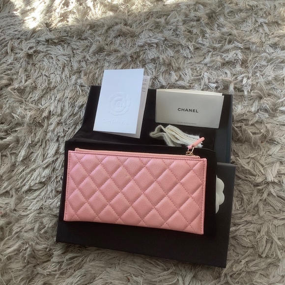 NWOT Chanel Pink Iridescent Wallet - Picture 4 of 7